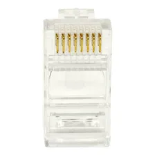 Plug Macho Conector Rj45 Cat5e 8 Vias - Kit Com 500 Unidades Foto mini 4