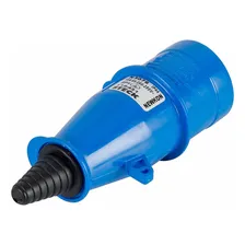 Plug Macho Industrial 2p+t 16a Newkon Azul N3076 Steck Foto mini 3