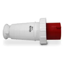 Plug Macho Industrial 3p + T 63a 6h 380v Plugue Vermelho Foto mini  3