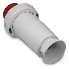 Plug Macho Industrial 3p + T 63a 6h 380v Plugue Vermelho Foto mini 4