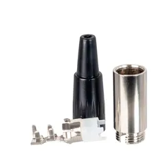 Plug Mini Xlr Macho 3 Pinos Profissional Foto mini 4