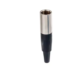 Plug Mini Xlr Macho 3 Pinos Profissional Foto mini  2