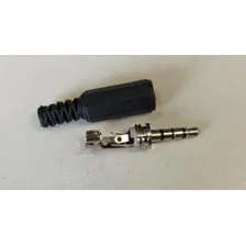 Plug P2 4 Polos Metal ( P3 ) Vias P/fones Mic Audio Video Foto mini 4