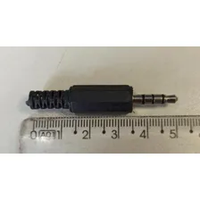 Plug P2 4 Polos Metal ( P3 ) Vias P/fones Mic Audio Video Foto mini 3