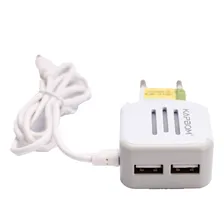 Plug Parede Tomada Carregador Adaptador Usb Bateria Celular Cor Branco Foto mini 1