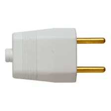 Plug Pino Macho Bipolar 2 Pinos 10a 250v Ilumi 110v/220v Foto mini 1