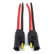 Plug Tomada Conector Soquete 2 Vias Fio 4mm Com 5 Unidades Foto mini 3