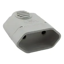 Plug Tomada Fêmea 10a 2p Cinza V22 Voltim Foto mini 1