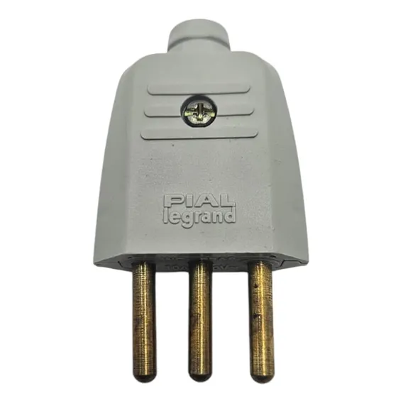 Plugue 2p + T 10a Cinza 51021 Pial Legrand 250 Foto 1