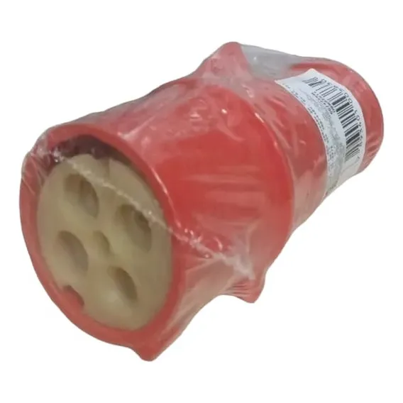 Plugue Negativo Sn-4276 3p+t 32a 6h Ip44 Vm Steck Foto 1