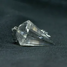 PĂȘndulo Pedra Quartzo Cristal Radiestesia Foto mini 2