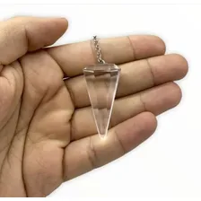 PĂȘndulo Pedra Quartzo Cristal Radiestesia Foto mini 1