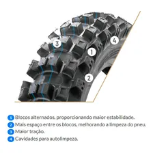 Pneu 120/100-18 Borilli Exc Soft Traseiro Foto mini 3