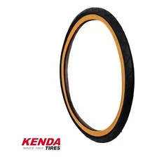 Pneu Bicicleta Aro 26 K90 Slick Balão Kenda Faixa Bege Cor Preto Foto mini 4