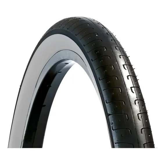 Pneu Bicicleta Paco Pneu Aro 26 x 1.90 Slick Faixa Branca Foto 1