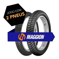 Pneu Casal 275/18 E 100/90-18 Predator S/ Câmara Maggion Foto mini  3