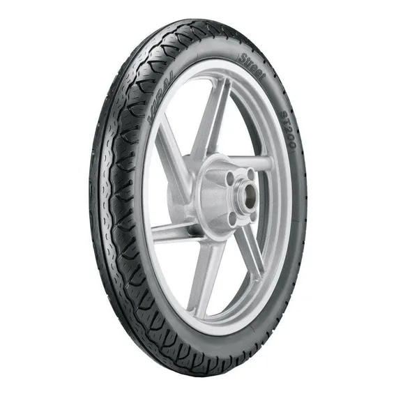 Pneu Cg Titan Fan Ybr Factor 275-18 St200 Dianteiro Vipal Foto 1