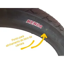 Pneu De Moto 80/100-18tt 47p K677f Thorax - Kenda Foto mini 3