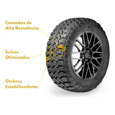 Pneu Delinte R15 33x12.5 Dx9 Bandit Offroad Dx9 Troller Jeep Foto mini 3
