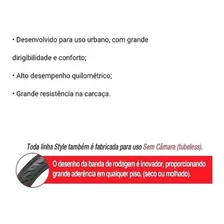 Pneu Dianteiro Suzuki Yes 125 Cinborg Style 80/100-18 47p Tl Foto mini 4