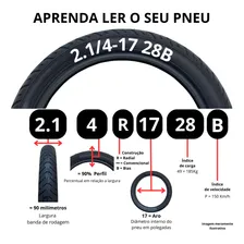 Pneu Kenda 2.1/4-17 Mobilete Bikelete Monark Caloi Wmx Foto mini 2