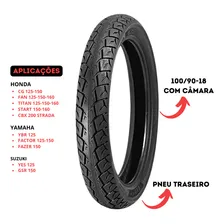 Pneu Levorin 100/90-18 Matrix Levorin Com Câmara - Traseiro Foto mini 4