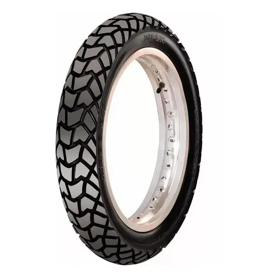 Pneu Maggion 110/90-17 Viper Nxr Bross Com Câmara Traseiro Foto 1