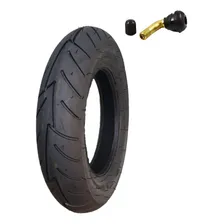 Pneu Maggion D/t 350-10 Street Sport Suzuki Burgman + Bico Foto mini 1