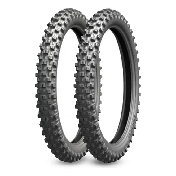 Pneu Michelin 100/100- 18 + 80/100-21 Michelin Tracker F Foto 1