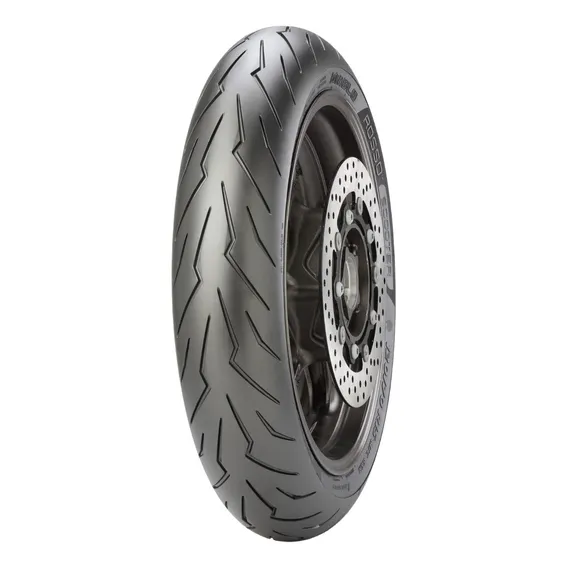 Pneu Moto 120/70r14 Dianteiro Pirelli Diablo Rosso Scooter Foto 1