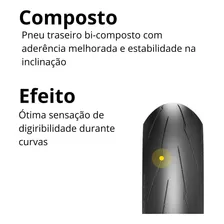 Pneu Moto Pirelli 180/55r17 Diablo Supercorsa V3 73w Tl Rear Foto mini  3