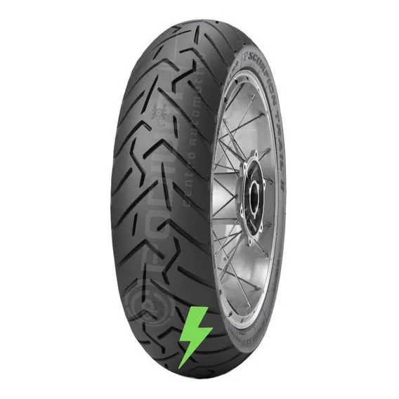 Pneu Moto Pirelli Aro 17 150/70r17 69v Traseiro Scorpion Foto 1