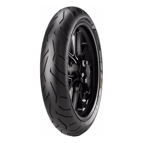 Pneu Pirelli 100/80-17 Diablo Rosso 2 P/ Twister Foto 1