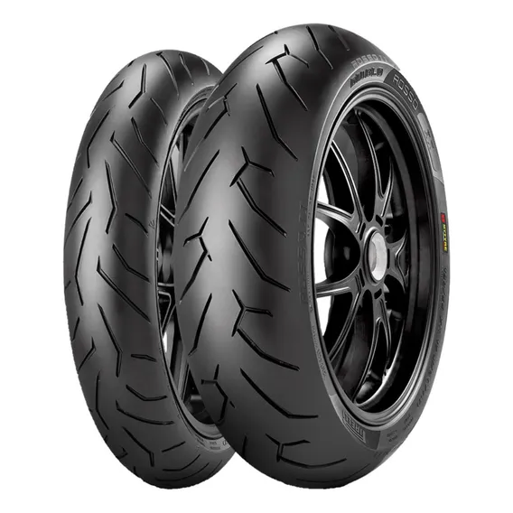 Pneu Pirelli Diablo Rosso 2 110/70r17 + 150/60r17 Foto 1