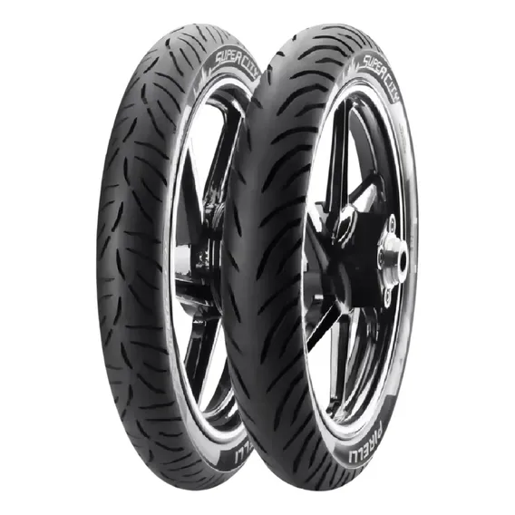 Pneu Pirelli Super City 60/100-17 + 80/100-14 Foto 1