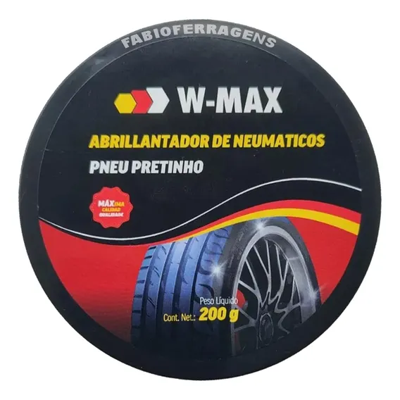 Pneu Pretinho Alto Rendimento Brilho Proteção 200g | Wurth Foto 1