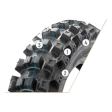 Pneu Traseiro Borilli Exc b007 120/100-18 Exc Soft Enduro Trilha Foto mini 3