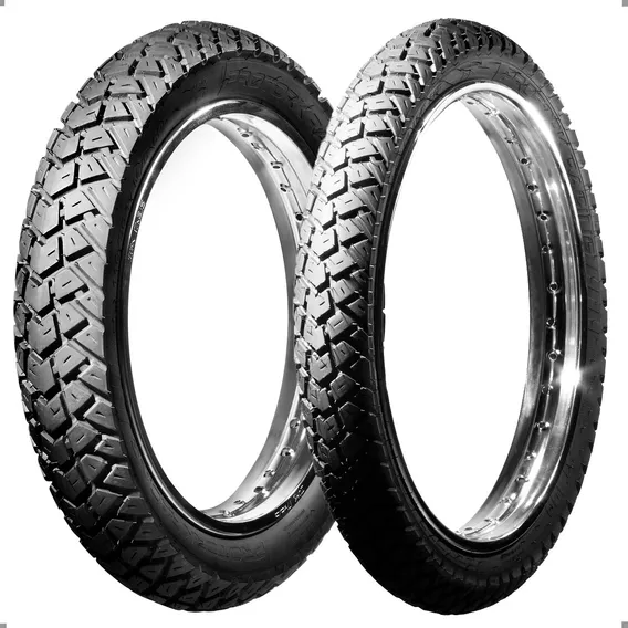 Pneu Traseiro Dianteiro Para Moto Honda Nxr Bros 125 150 160 Foto 1
