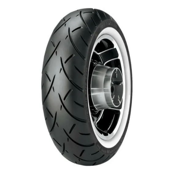 Pneu Traseiro Harley Softail Deluxe Mu85b16 Faixa Branca Foto 1