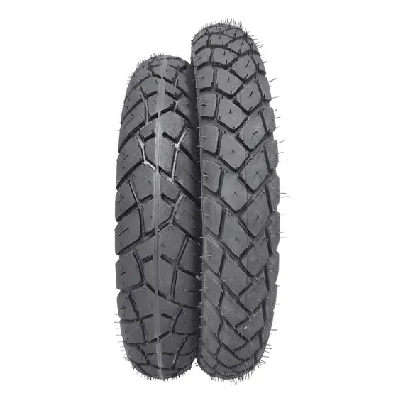 Pneu Xre300 Tornado 250 120/80-18 + 90/90-21 Foto 1