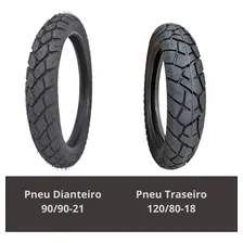 Pneu Xre300 Tornado 250 120/80-18 + 90/90-21 Foto mini 4
