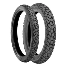 Pneu Xtz 125 Dianteiro + Traseiro Com Camara T&c Technic Foto  mini 1