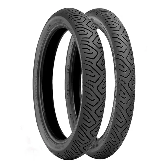 Pneu Ybr Factor 125 275-18 + 90-90-18 Sport Technic Foto 1