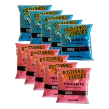 Pó Colorido Para Chá De Revelação 5 Rosa E 5 Azul Foto mini 1
