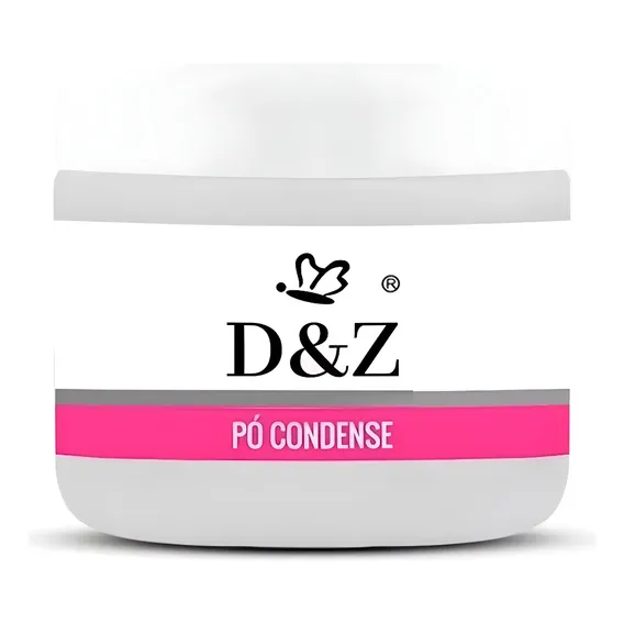 P贸 Condense Engrossar Gel Uv Led Unhas Acrigel Porcelana D&z Cor Branco Foto 1