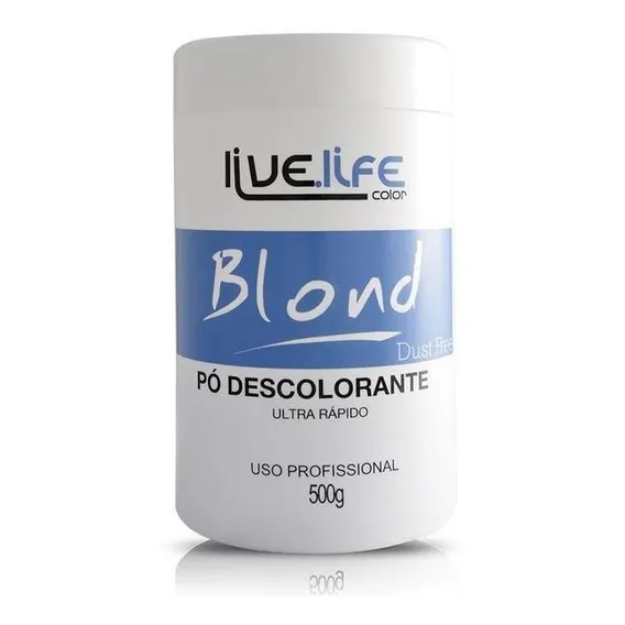 P贸 Descolorante Blond Dust Free Live Life 500g Foto 1