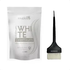 P贸 Descolorante Branco Soupleliss + Pincel Ponteira Nuance Tom P贸 Descolorante Branco + Pincel Foto mini 1