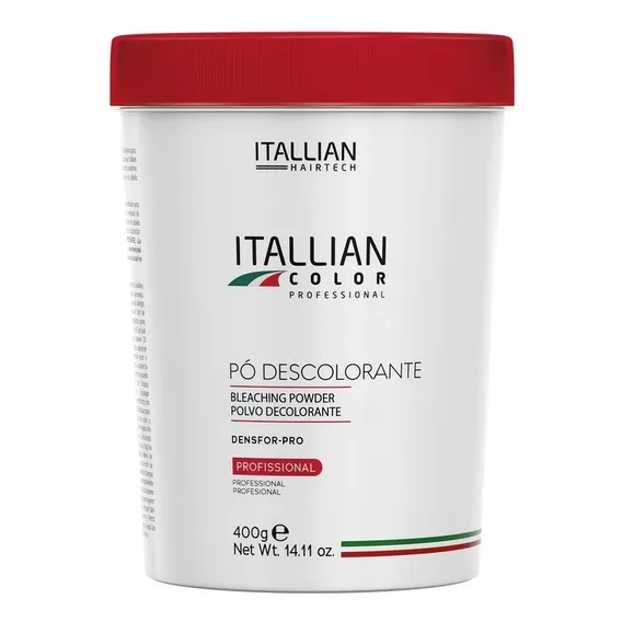 P贸 Descolorante Itallian Color Golden Silk 400g Foto 1