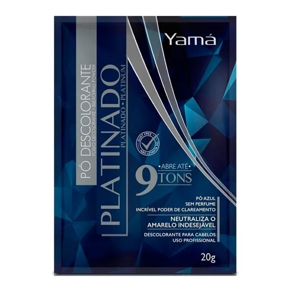 P贸 Descolorante Platinado 20g - Yam谩 Foto 1