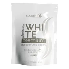 Pó Descolorante Platinum White branco 500gr Soupleliss Tom White Branco Foto mini  2